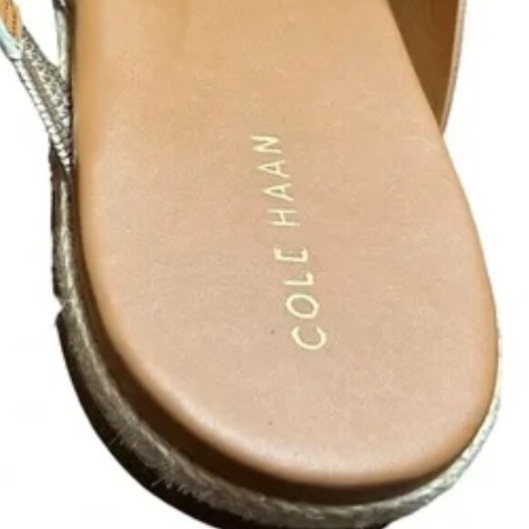 Cole Haan Florens Slide Sandals Leather Women's - Pecan Metallic 9.5 - Picture 5 of 8